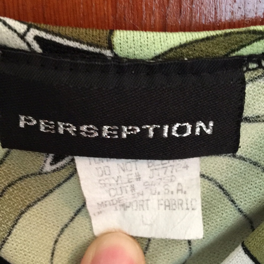 Perseption tank top. Size L - Picture 3 of 3